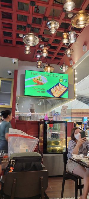 vegan gyoza available at BKK - Aroi Restaurant in Samut Prakan