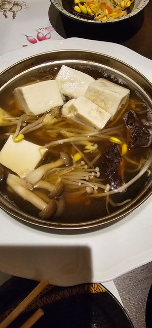 Tofu soup at Sojuan in Nagoya