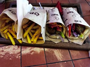 Total of 1620 with drinks   at OPA in Tirana