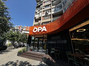 Entrance   at OPA in Tirana