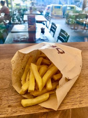 Just fries  at OPA in Tirana
