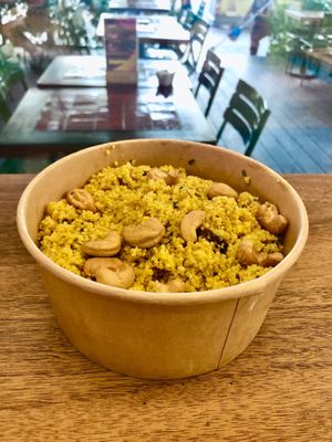 Tabbouleh bowl  at OPA in Tirana