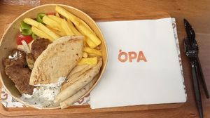 Bowl with a drik for about 10000 lei. at OPA in Tirana