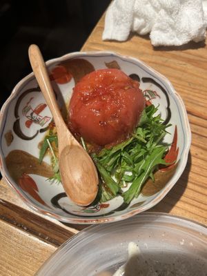 Tomato  at Yakiyasai Isoya in Kyoto