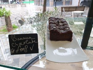 Vegan banana chocolate loaf (GF) at Nathalie's Kitchen in North London