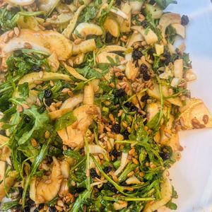 Fennel and rocket salad at Nathalie's Kitchen in North London