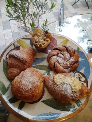 Vegan pastries at Nathalie's Kitchen in North London