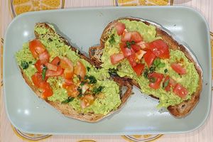 Avocado on toast 🥑 at Nathalie's Kitchen in North London