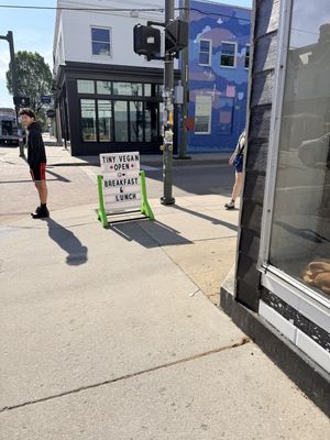 :)  at Tiny Vegan in Richmond