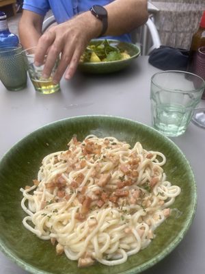 The carbonara  at Pastan  in Fuengirola