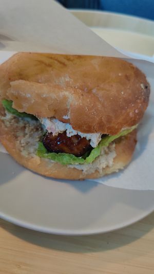 Brioche sandwich at Lewandi in Warsaw