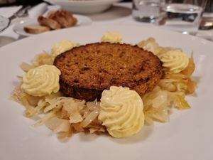 Vegetable hamburger at Gallorosso al Guasco in Ancona