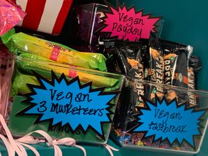 Vegan Payday, Vegan 3 Musketeers, Vegan Fastbreak at Sticky Fingers  in Grand Rapids