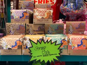 Stroop Club Vegan Stroopwafles (all Vegan except for Gluten-Free Waffle) at Sticky Fingers  in Grand Rapids