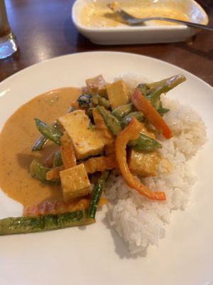 panang curry   at Mona's  in Weymouth