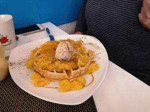 Orangen crepe at Creperie Lamara in Hannover