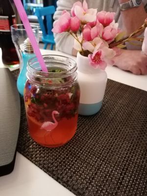 Selbst gemachte Limonade at Creperie Lamara in Hannover