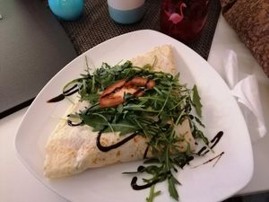 Gyros Crepe at Creperie Lamara in Hannover