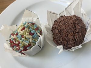 Vegan gluten free Brigadeiros   at Choices - Confeitaria Lowcarb in Brasilia