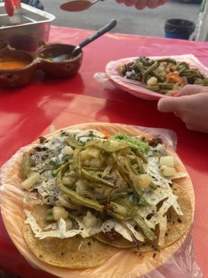   at Deja Vu Taqueria Vegana in Playa Del Carmen