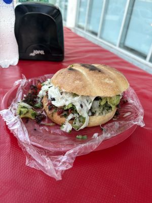   at Deja Vu Taqueria Vegana in Playa Del Carmen