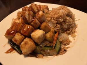 Tofu teriyaki dinner  at Fusion Sushi in Jacksonville