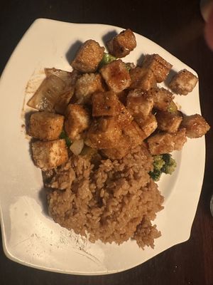Tofu teriyaki with no egg  at Fusion Sushi in Jacksonville
