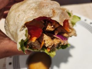 Thai wrap at Salad and Go in Anna