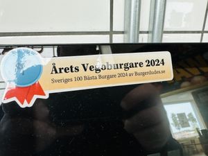 Award Best Burger  at Bastard Burgers - Hejaregatan in Vaexjoe