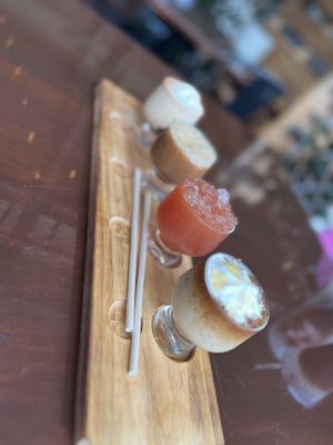 Flight of coffee   at Archie AM PM in Carseldine