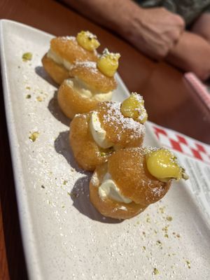 Special Italian night Lemon doughnuts   at Archie AM PM in Carseldine