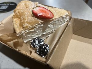 Take away Italian special night puff pastry custard pie   at Archie AM PM in Carseldine