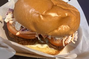 Korean burger   at Archie AM PM in Carseldine