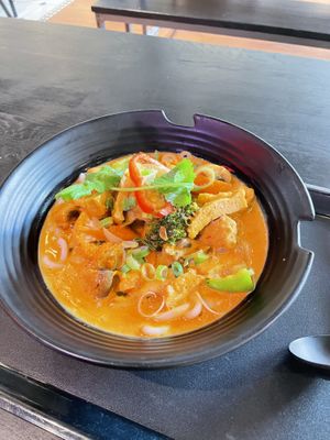 curry udon (149.- kr)  at Chay Vegan - Marknadsvägen in Helsingborg