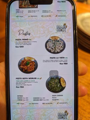 Pasta at Bao Box in Nairobi