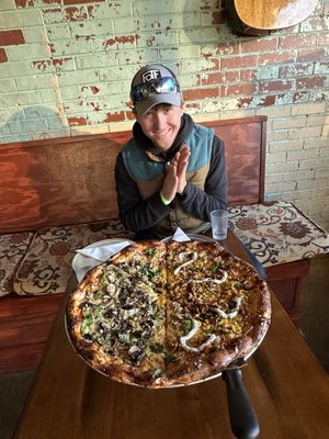 1/2 Greco 1/2 Messicano  at Pizza Verdura Sincera in Atlanta