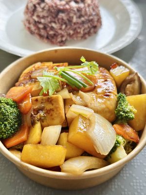 Teriyaki tofu (100 THB)  at Plantable - Maybe closed in Chiang Mai