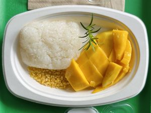 Mango sticky rice (60 THB)  at Plantable - Maybe closed in Chiang Mai
