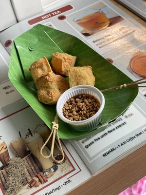 Fried tofu on the house - Plantable, Chiang Mai  at Plantable - Maybe closed in Chiang Mai