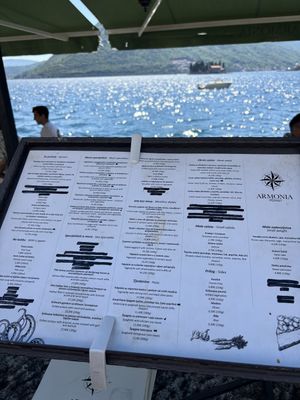   at Restaurant Armonia in Perast