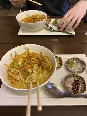 Tofu Khao Soi  at Baan Lanna Thai Cuisine - บ้านลานนาไทยคูซีน in Chiang Mai