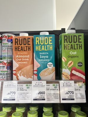 Alternative milk   at Meidi-ya Kyobashi Store - 明治屋 京橋ストアー in Tokyo