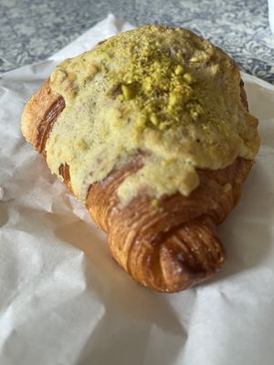 Pistachio croissant vegan   at Gloucester Services Northbound in Gloucester