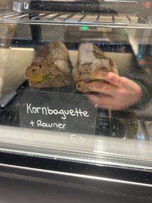 vegan baguette  at Gutmut in Linz