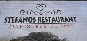   at Stefanos Restaurant  in Rhodes