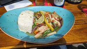 Cashew chikin at Shiyu in Vienna