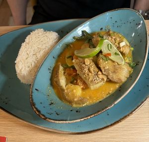 Peanut curry with Sojafilet  at Shiyu in Vienna