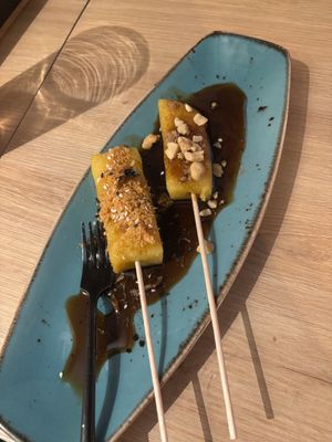 Grilled Rice Cakes  at Shiyu in Vienna