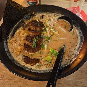 Miso Magic Lamian with wheat noodles at Shiyu in Vienna