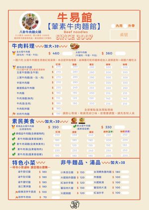   at Niu Yi Guan Beef Noodles - 牛易館牛肉麵 in Taipei